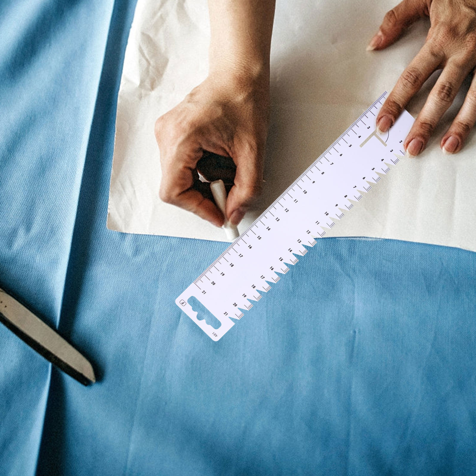 Sewing Gauge Ruler - Mini Quilting Ruler for Patchwork Sewing