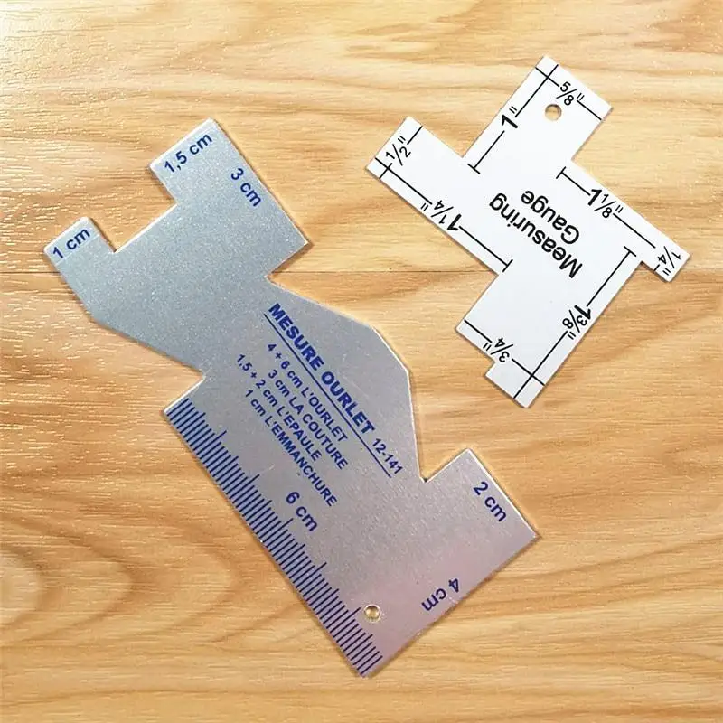 Sewing Gauge Ruler - Chất Liệu Vải Bút Đánh Dấu