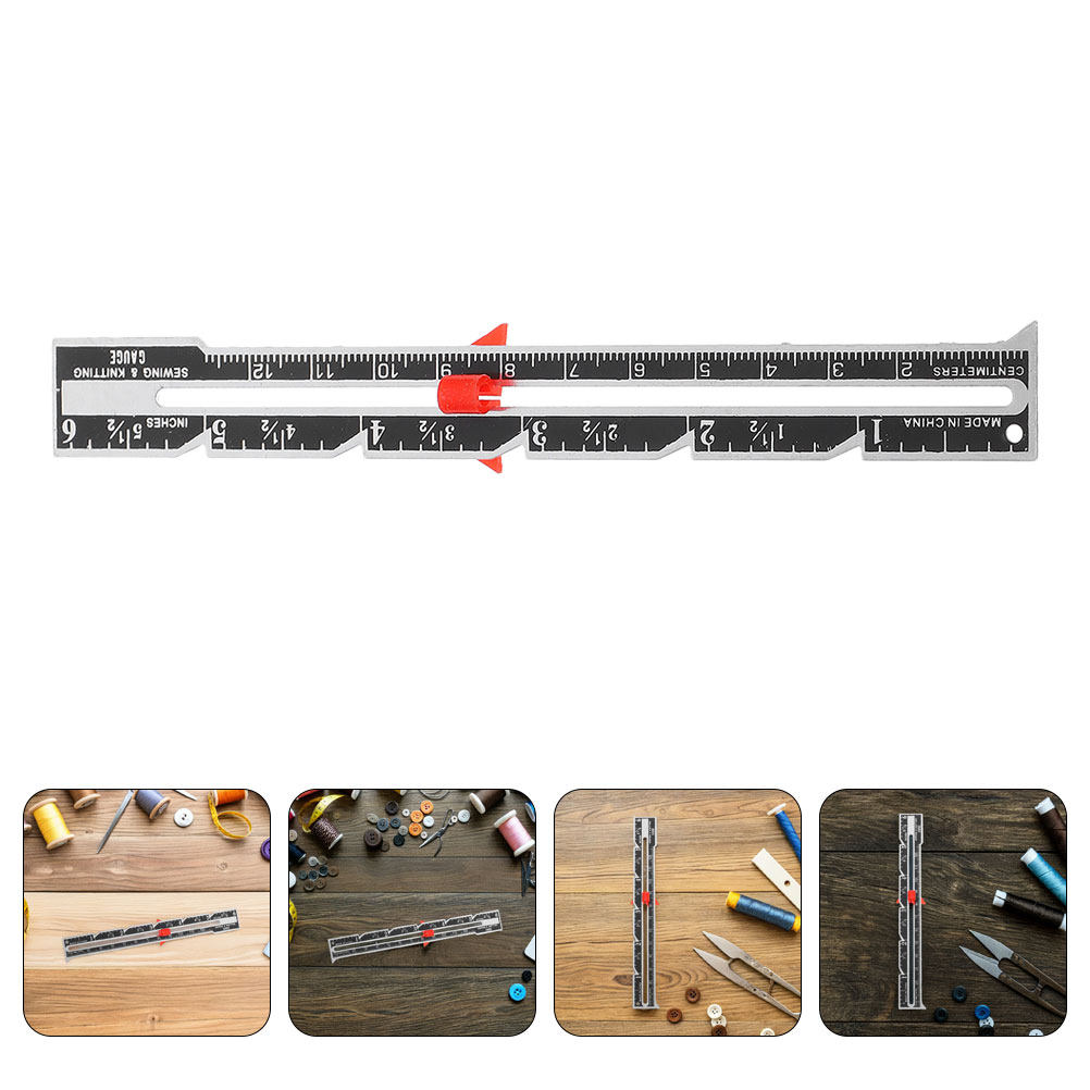 Sewing Gauge Ruler - 8Pcs Portable Quilting Ruler Set Precise