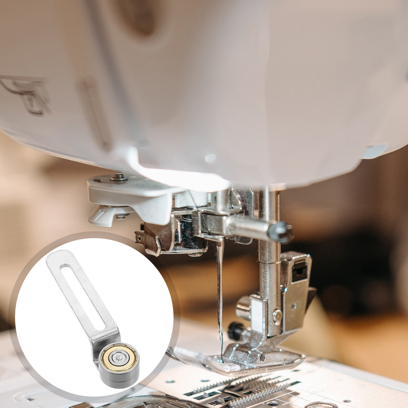 Sewing Gauge Ruler - Dual Bearing Sewing Machine Positioning Gauge