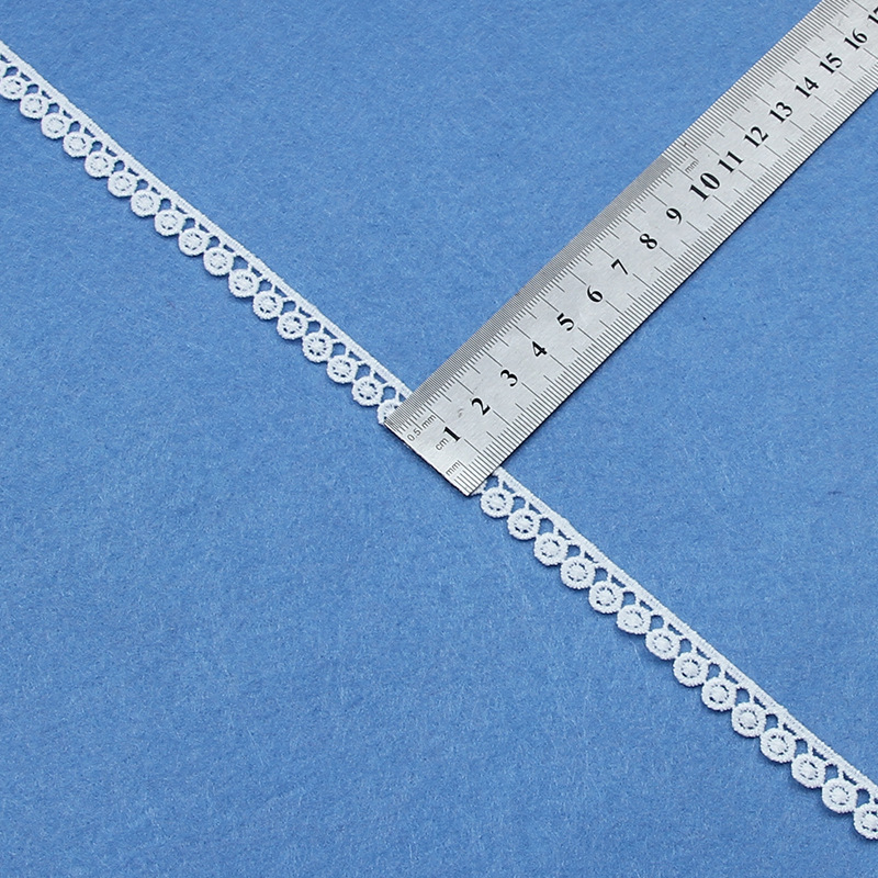 50Yds White Lace Ribbon Fabric - đánh giá và giá Sewing Eyelet Fabric