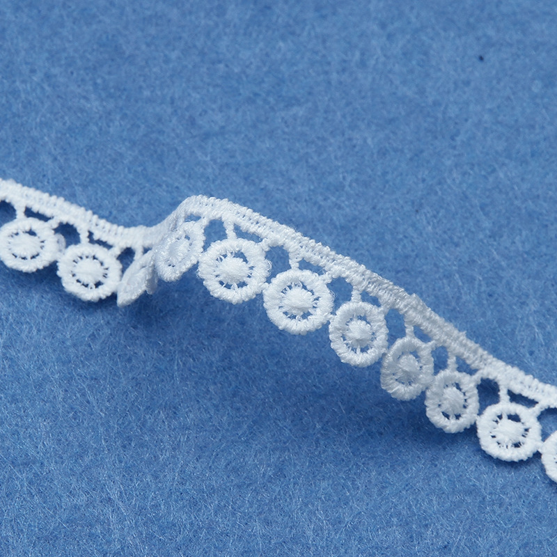 50Yds White Lace Ribbon Fabric - đánh giá và giá Sewing Eyelet Fabric