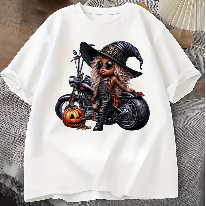 Witch on Motorcycle Halloween  - đánh giá và giá Iron On Patch