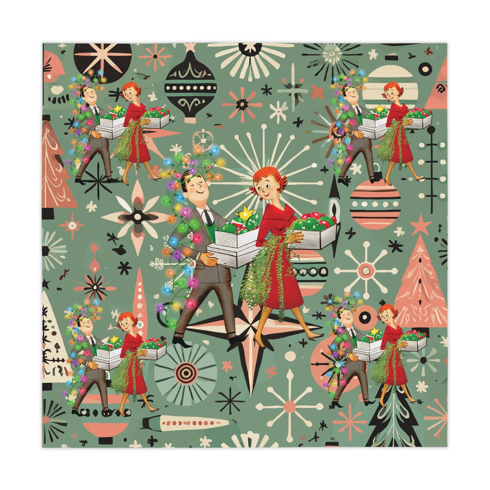 Retro 1950s Kitsch Christmas S - đánh giá và giá Century Textile & Sewing Supply Reviews