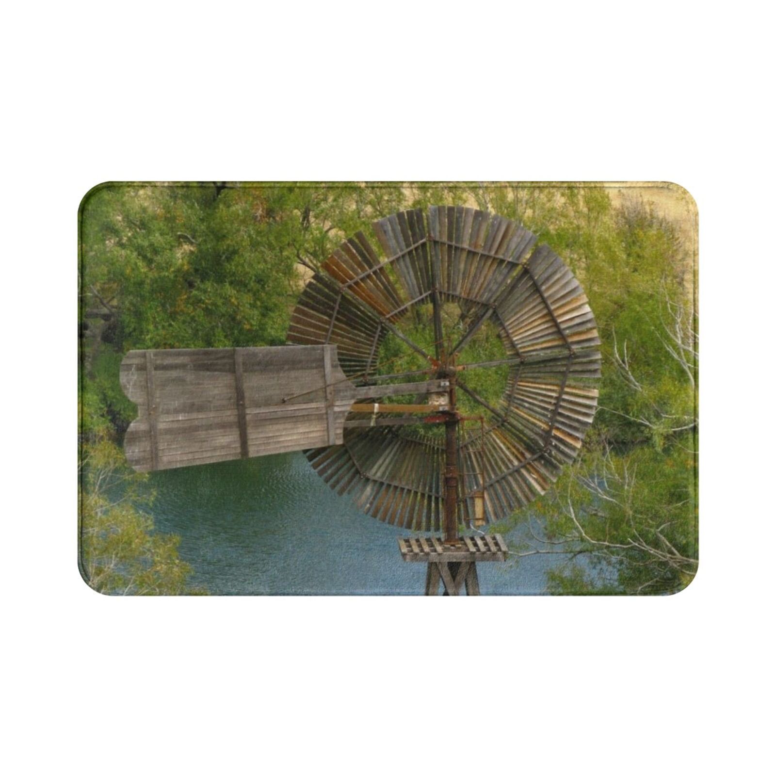 Wooden Windmill Carpet Mat Rug - đánh giá và giá Century Textile & Sewing Supply Reviews