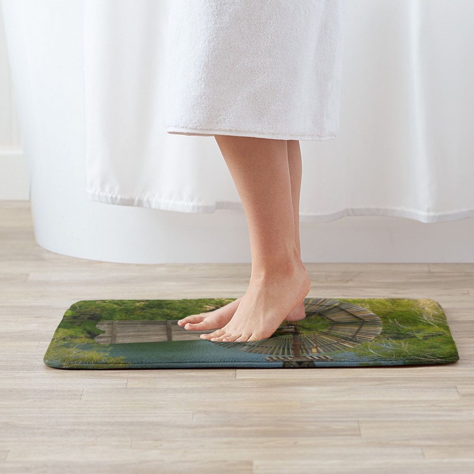 Wooden Windmill Carpet Mat Rug - đánh giá và giá Century Textile & Sewing Supply Reviews