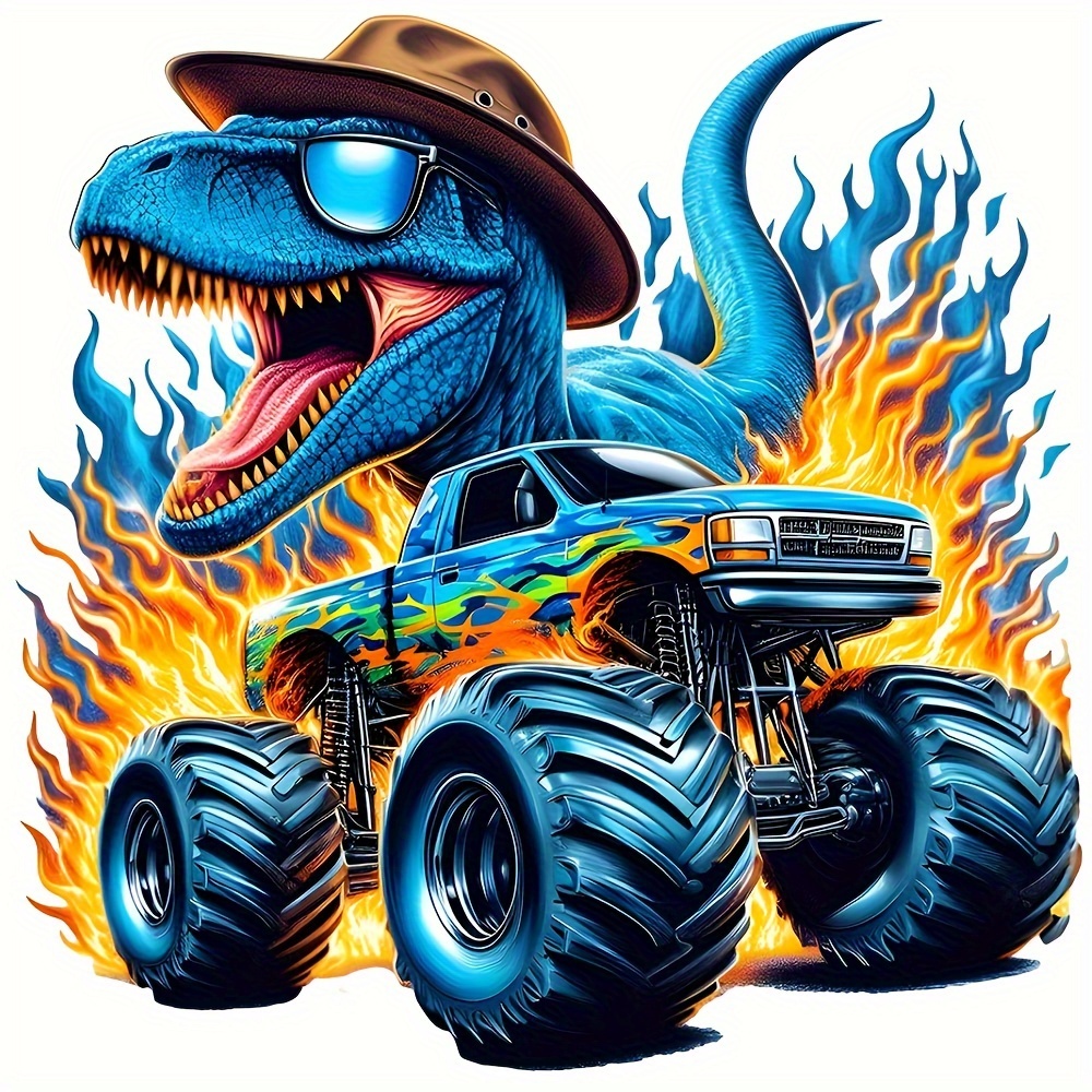 Dragon Hunter Monster Truck He - đánh giá và giá Iron On Patch
