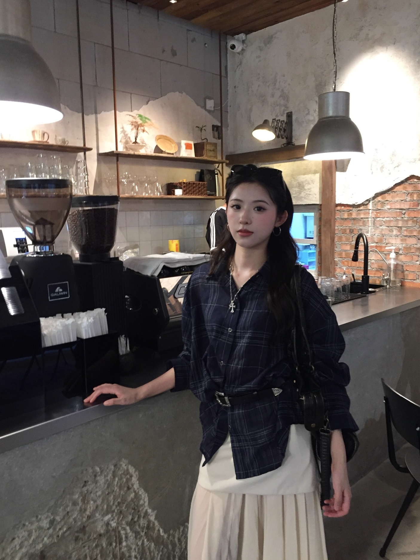 Elegant Plaid Long Sleeve  Col - đánh giá và giá Fabric Weight Set