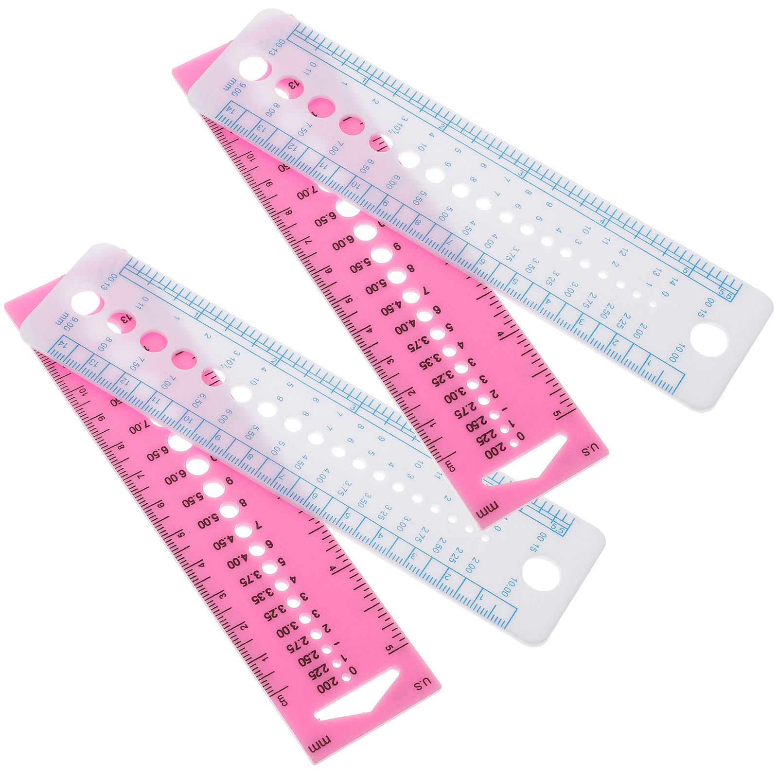 4Pcs Knitting Needle Gauge Too - đánh giá và giá Sewing Gauge Ruler