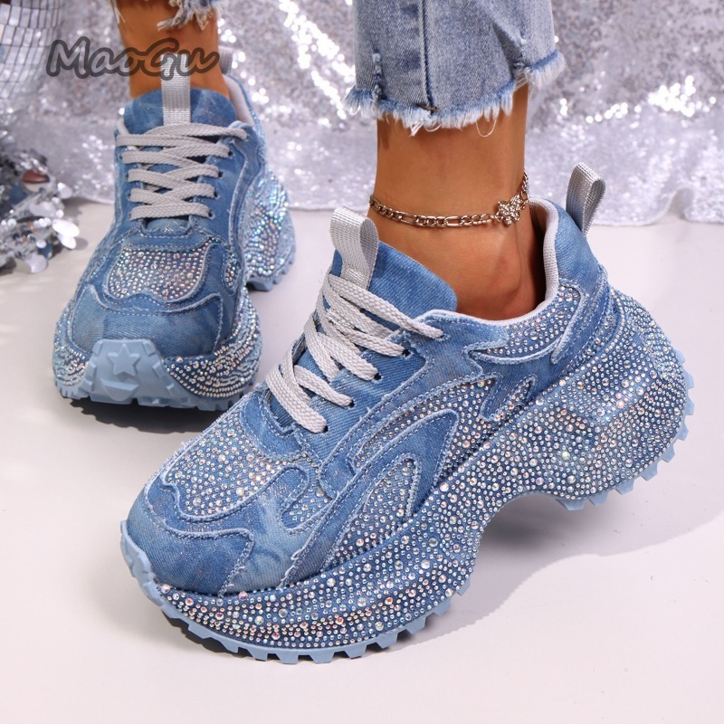 Fashion Rhinestone Women's Chu - đánh giá và giá Sewing Cloth