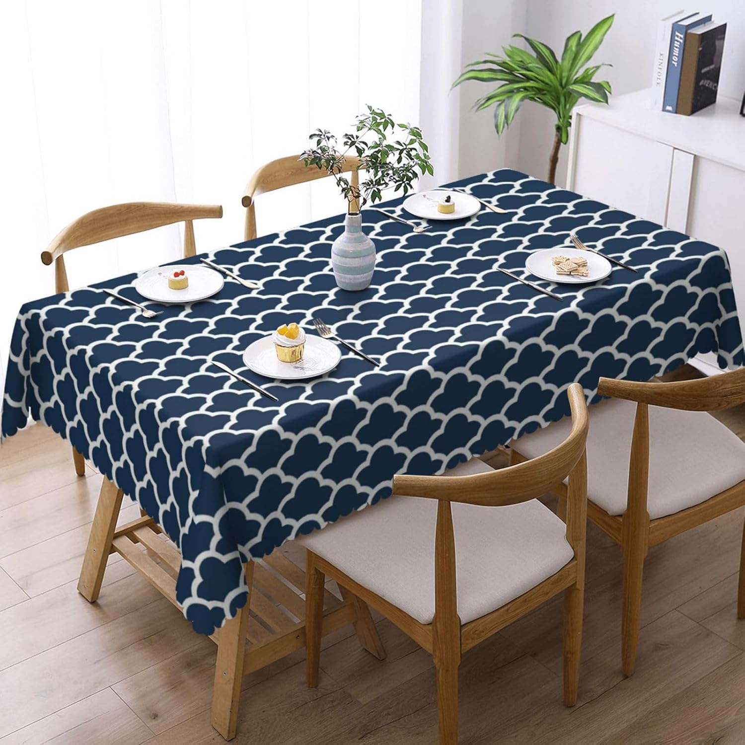 Blue Tablecloth Navy Cloud Sea - đánh giá và giá Century Textile & Sewing Supply Reviews