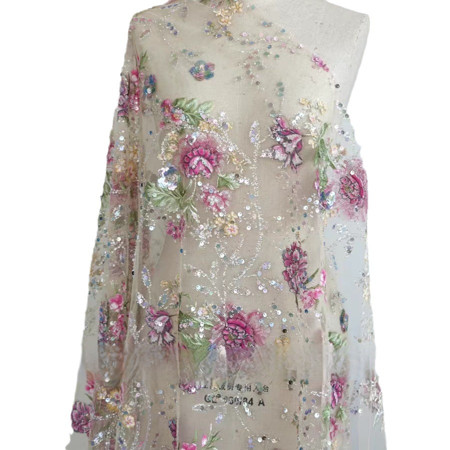 1M 120Cm Wide Luxury Beaded La - đánh giá và giá Textile For Sewing