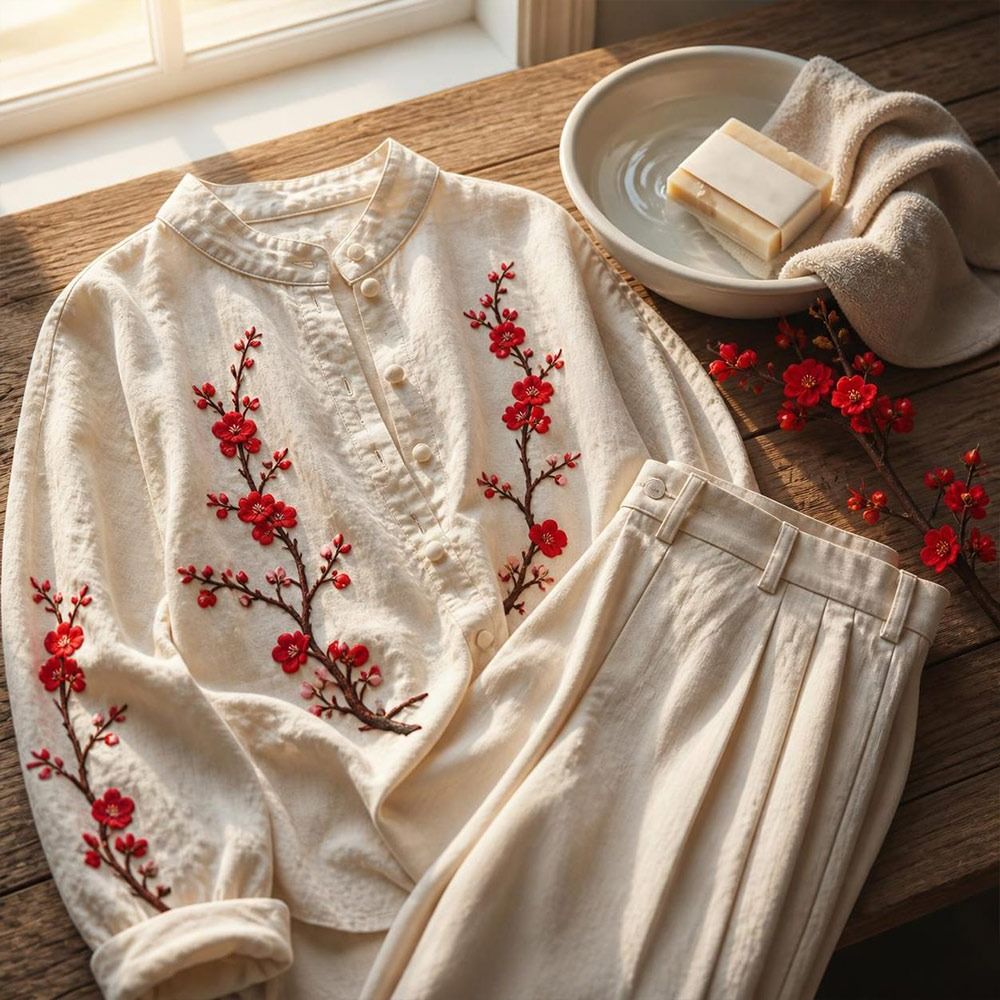DIY Cherry Blossom Iron On Pat - đánh giá và giá Textile For Sewing