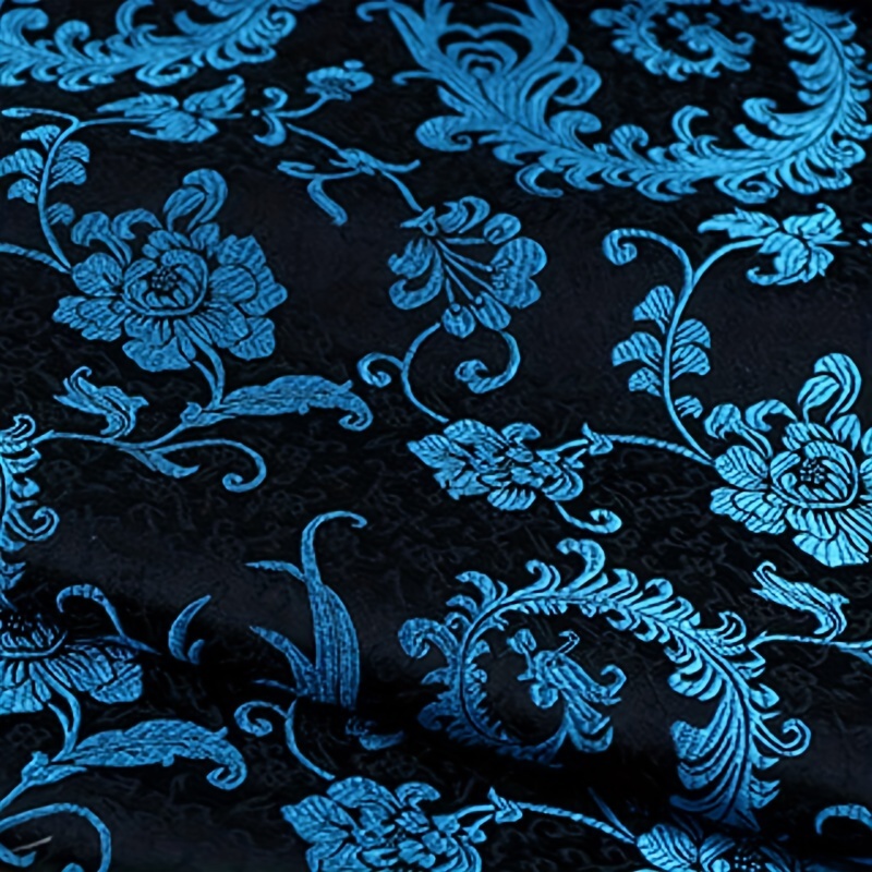 3D Blue Phoenix Tail Brocade F - đánh giá và giá Sewing Cloth