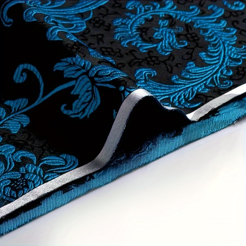 3D Blue Phoenix Tail Brocade F - đánh giá và giá Sewing Cloth