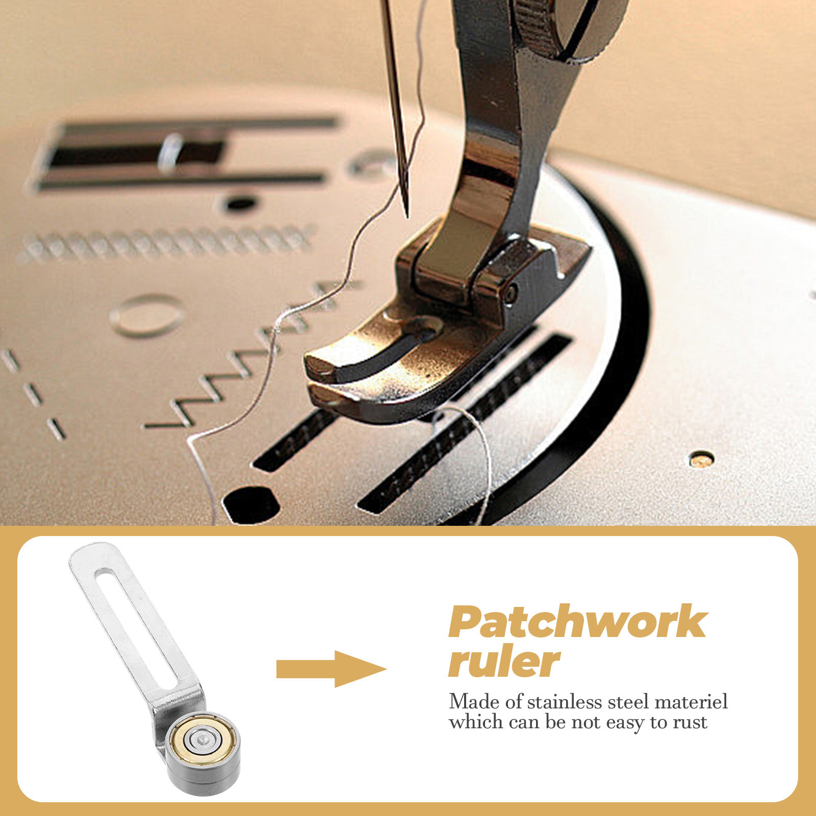 Dual Bearing Sewing Machine Po - đánh giá và giá Sewing Gauge Ruler