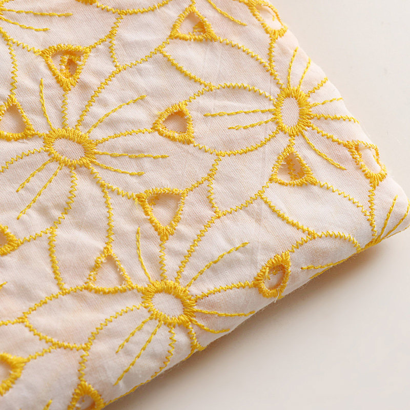100% Cotton Embroidered Eyelet - đánh giá và giá Sewing Eyelet Fabric