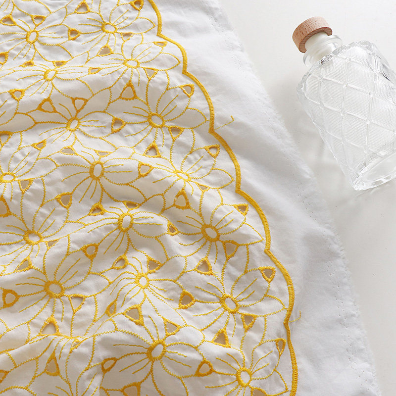 100% Cotton Embroidered Eyelet - đánh giá và giá Sewing Eyelet Fabric