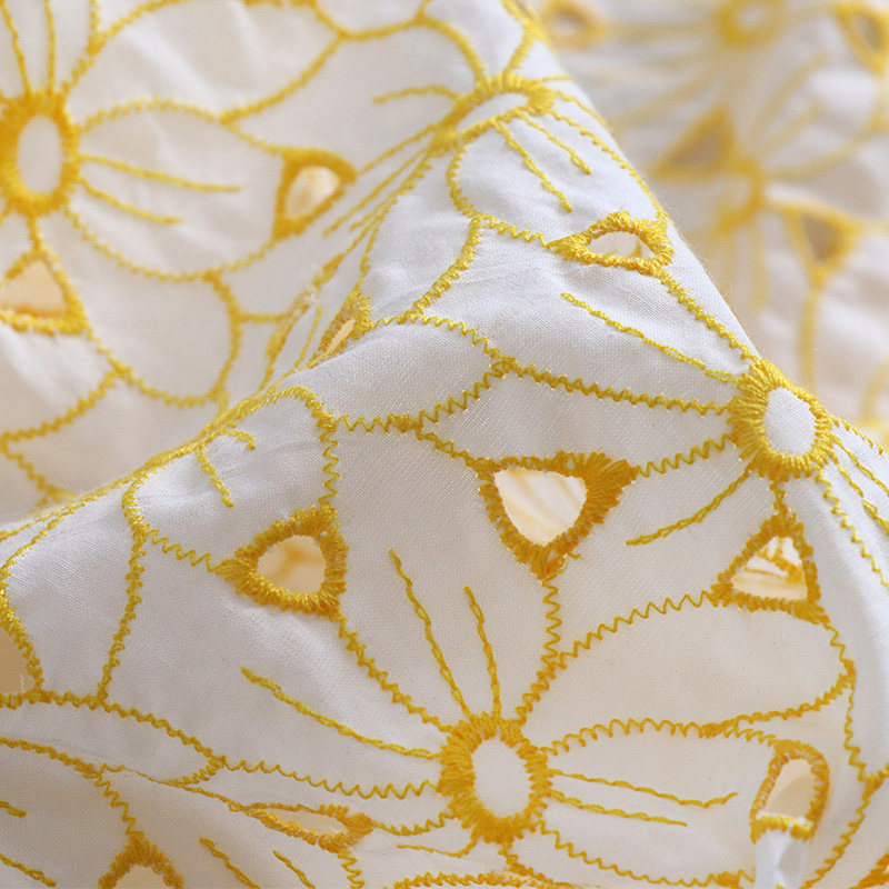 100% Cotton Embroidered Eyelet - đánh giá và giá Sewing Eyelet Fabric