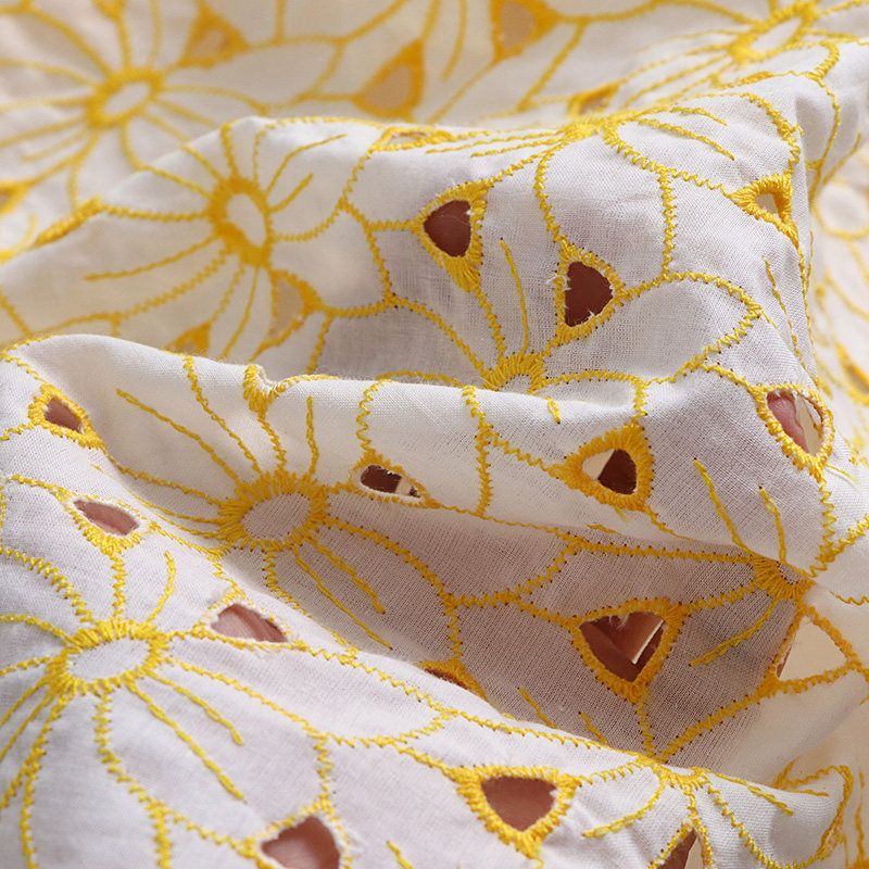 100% Cotton Embroidered Eyelet - đánh giá và giá Sewing Eyelet Fabric