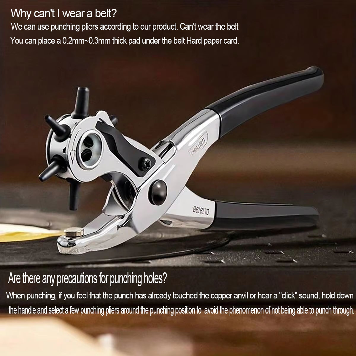 1pc-Belt Punch Pliers Leather  - đánh giá và giá Sewing Eyelet Fabric